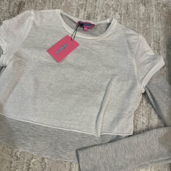 Edikted Layered Long Sleeve Tee - Picture 4 of 5